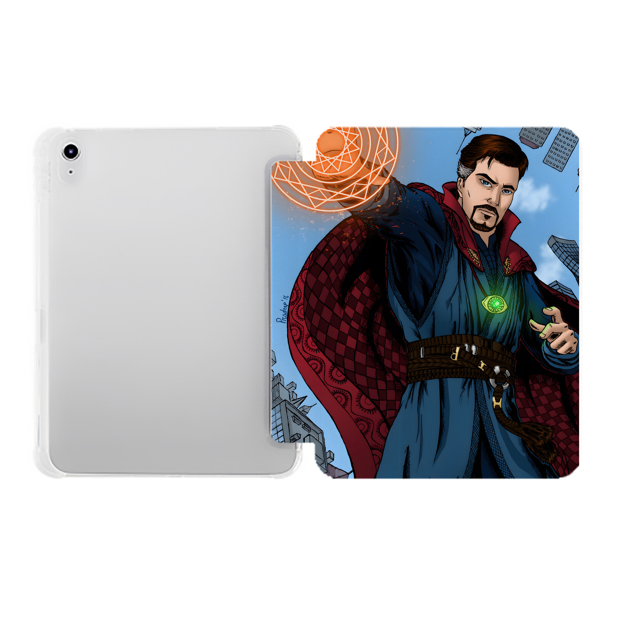 （画像用） アベンジャーズ The Avengers IPad ケース ペン収納付き 三つ折りスタンド PUレザー×シリコン 対応機種9.5/10.5/10.9インチ